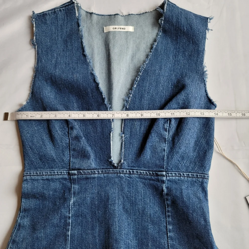 NWT GRLFRND "Estelle" Denim Dress - size XS - Picture 6 of 10